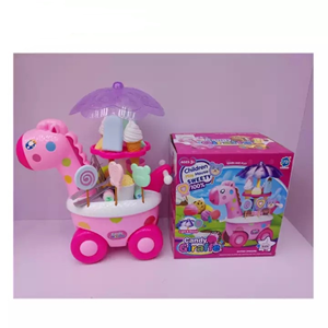 اسباب بازی نوزادی ماشین برقی آب نبات بستنی فروشی مدل زرافه Candy Ice Cream Car _اسباب بازی نوزادی